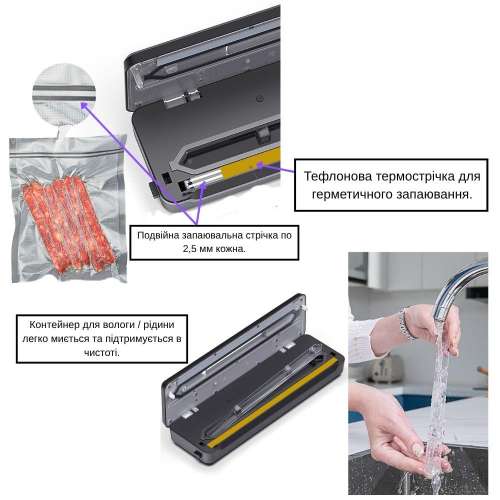 Вакууматор + 5 пакетов - Сухой и Влажный Режимы –  Магазин Икон | Фотография 6